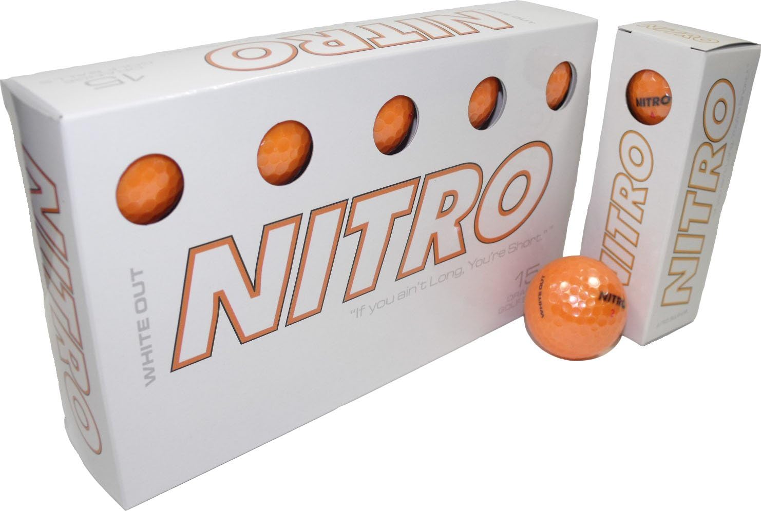 Nitro white out golf balls Clearance