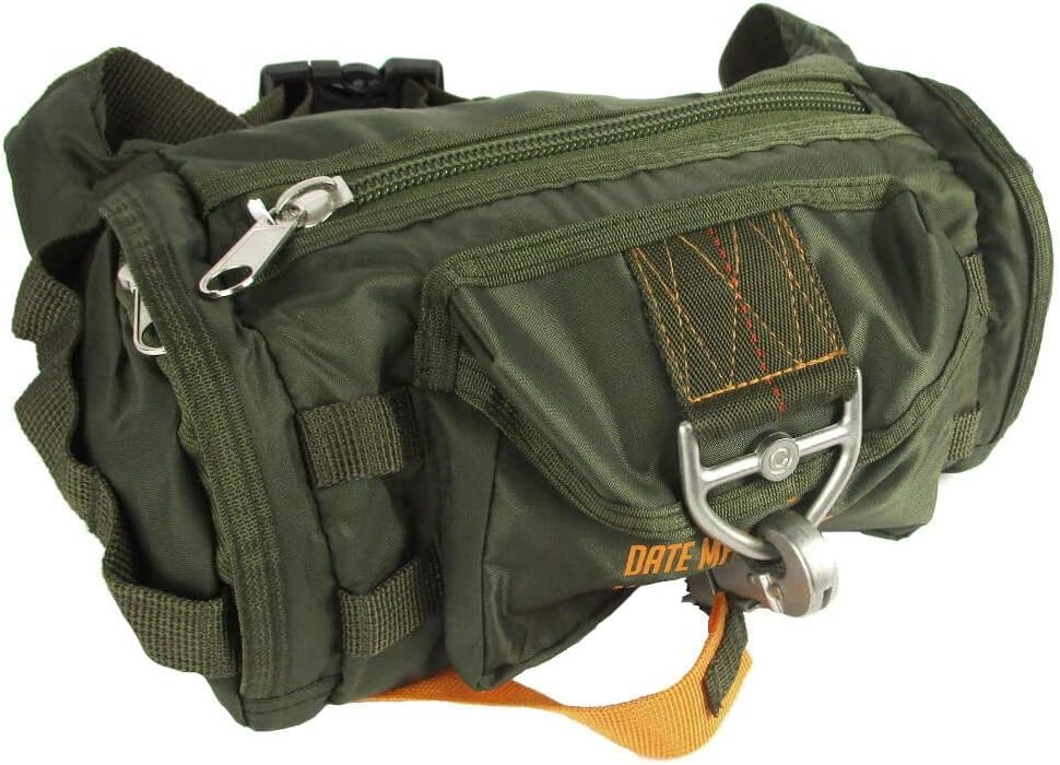 MIL-TEC Fanny Pack Deployment Bag, Olive Drab, 10.6 x 6.7 x 3.5, 13507001