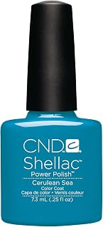 CND Shellac Nail Polish, Cerulean Sea, 0.11 lb.