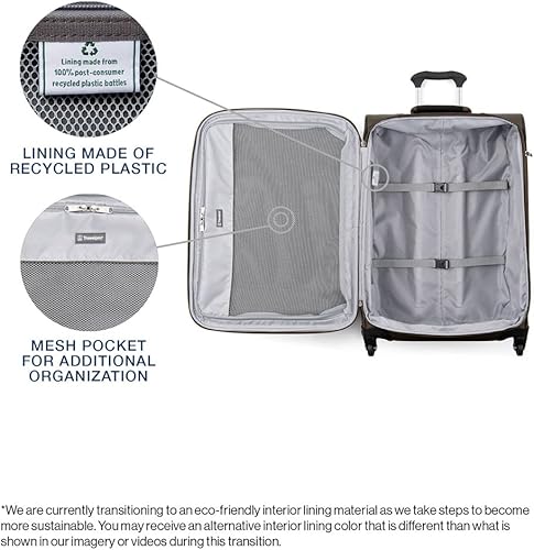 Miniatura 3 de Travelpro Maxlite 5 Softside - Equipaje expandible con 4 ruedas giratorias, maleta ligera, para hombres y mujeres, Moca