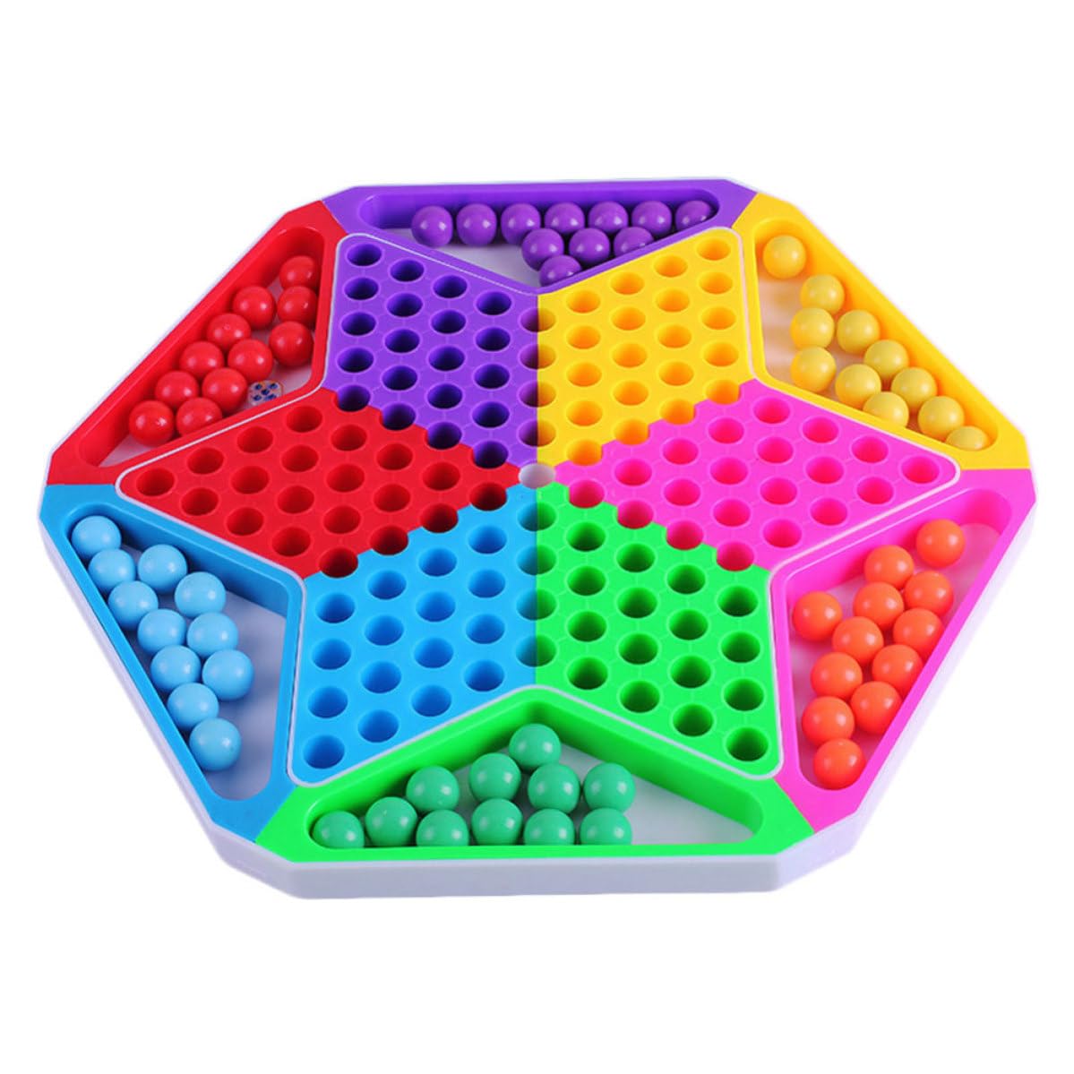 Juego de Ajedrez Volador de Plástico, Damas Hexagonales Educativas