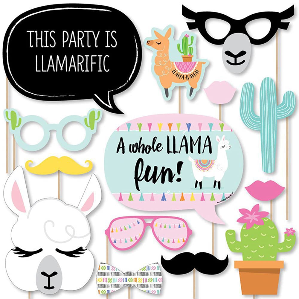 Lama-Party Hintergrund „A Whole Llama Fun“ – Bunt, Groß & Wiederverwendbar | Für Geburtstag, Baby-Shower & Fiesta