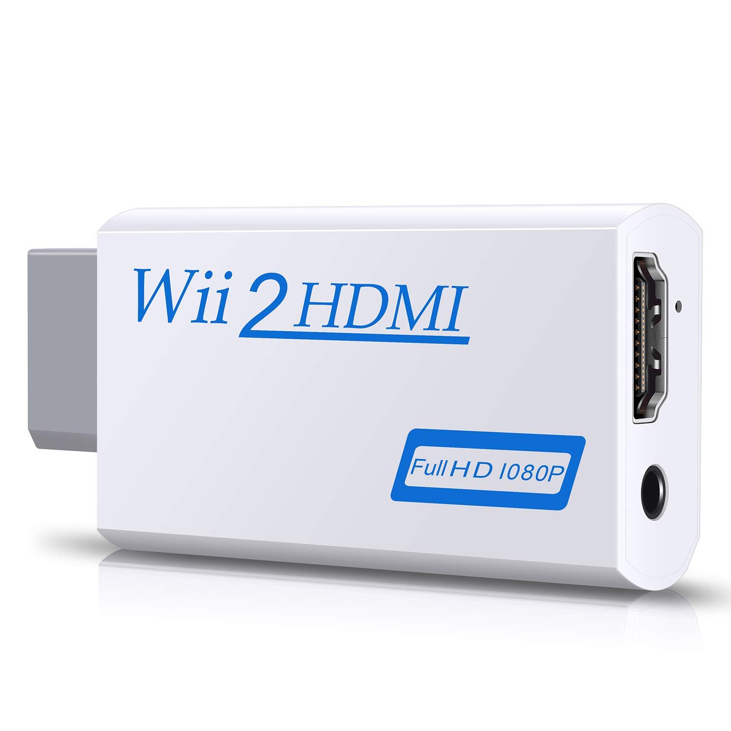 Microware Wii to HDMI Converter Output Video Audio Adapter, with 3.5mm Audio Video Output Supports All Wii Display Modes, Best Compatibility and Stability for N Switch (Wii to HDMI) (B06XD45XW2) Amazon Price History, Amazon Price Tracker