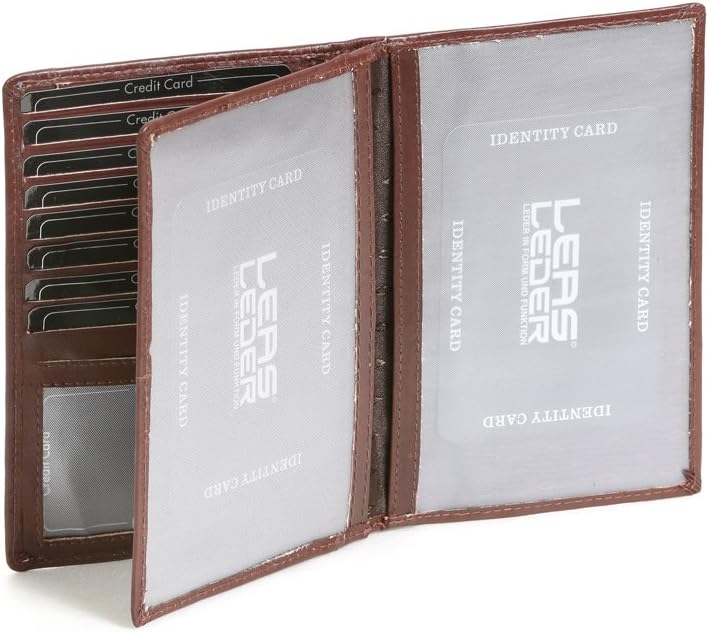 Portefeuille LEAS, cuir véritable, marron - ''LEAS Special Edition'' image 3