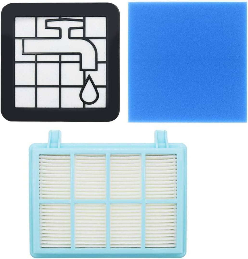 Vhbw 2x filtre combiné mousse + moteur compatible avec Philips PowerPro