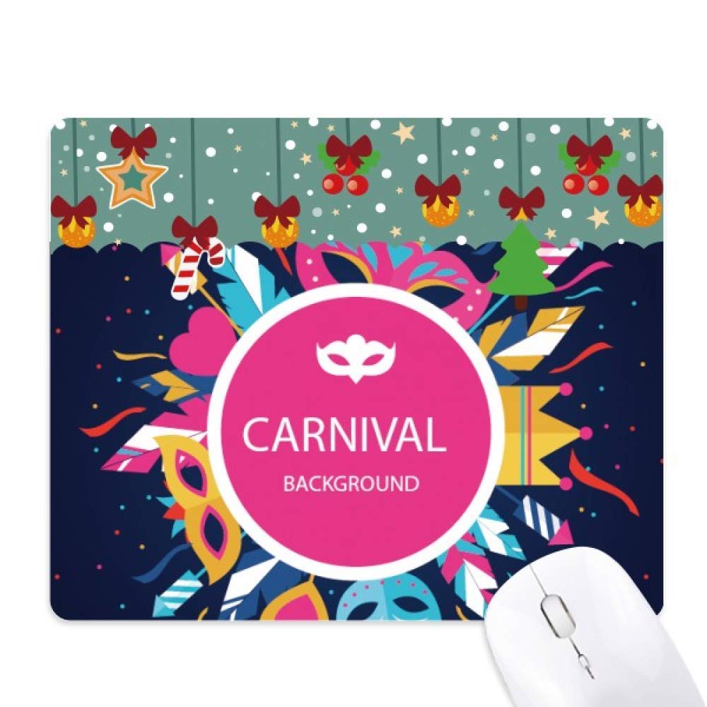 Tapis de souris jeu grand format Carnaval de Venise tapis bureau Noël - 6