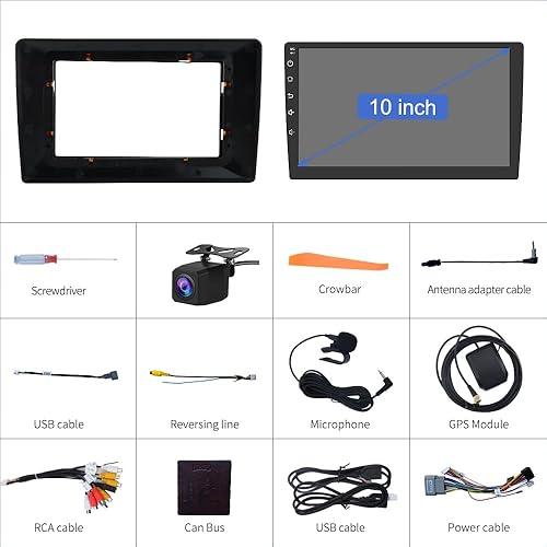 Miniatura 7 de AWESAFE Radio de coche estéreo actualización 2 GB+64 GB para Jeep Wrangler JK Compass Grand Cherokee Dodge Ram 1500 con CarPlay Android Auto