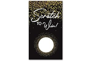 Gold Scratch Off Gift Certificate