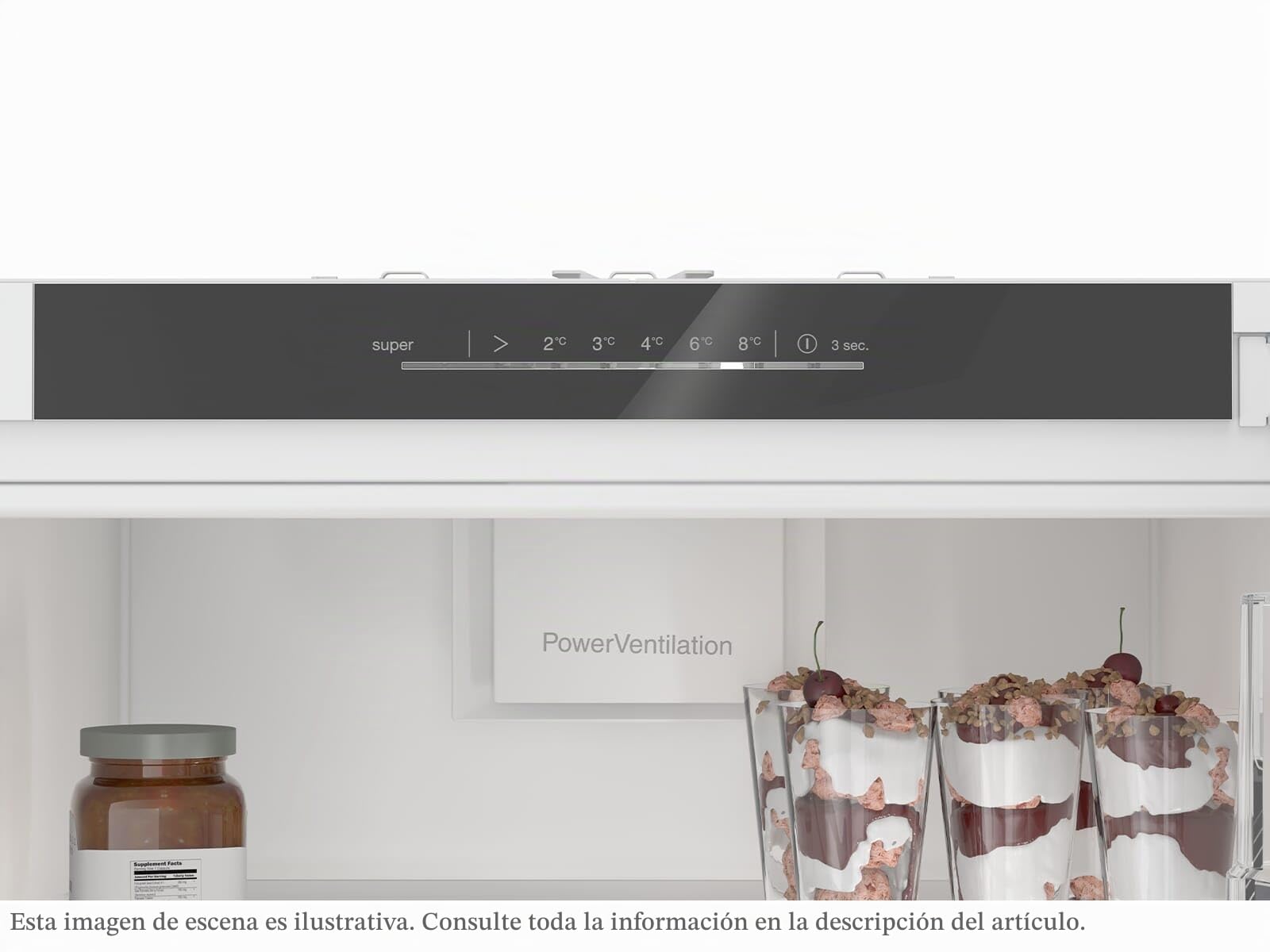 BOSCH Frigorífico Cooler KIR81ADD0 Clase D 1,775mX55.8cm Integrable Blanco