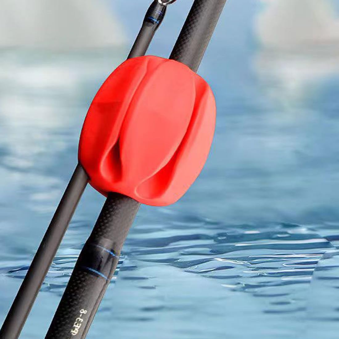 4 Supporti Canna Da Pesca In Silicone Con 5 Fori - Portacanne Per Pesca Con Pallina - Foto 2