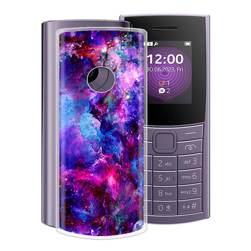 HGJTF Cover per Nokia 110 4G 2023 (1.8), 2 Pezzi Ultra-Sottile Anti