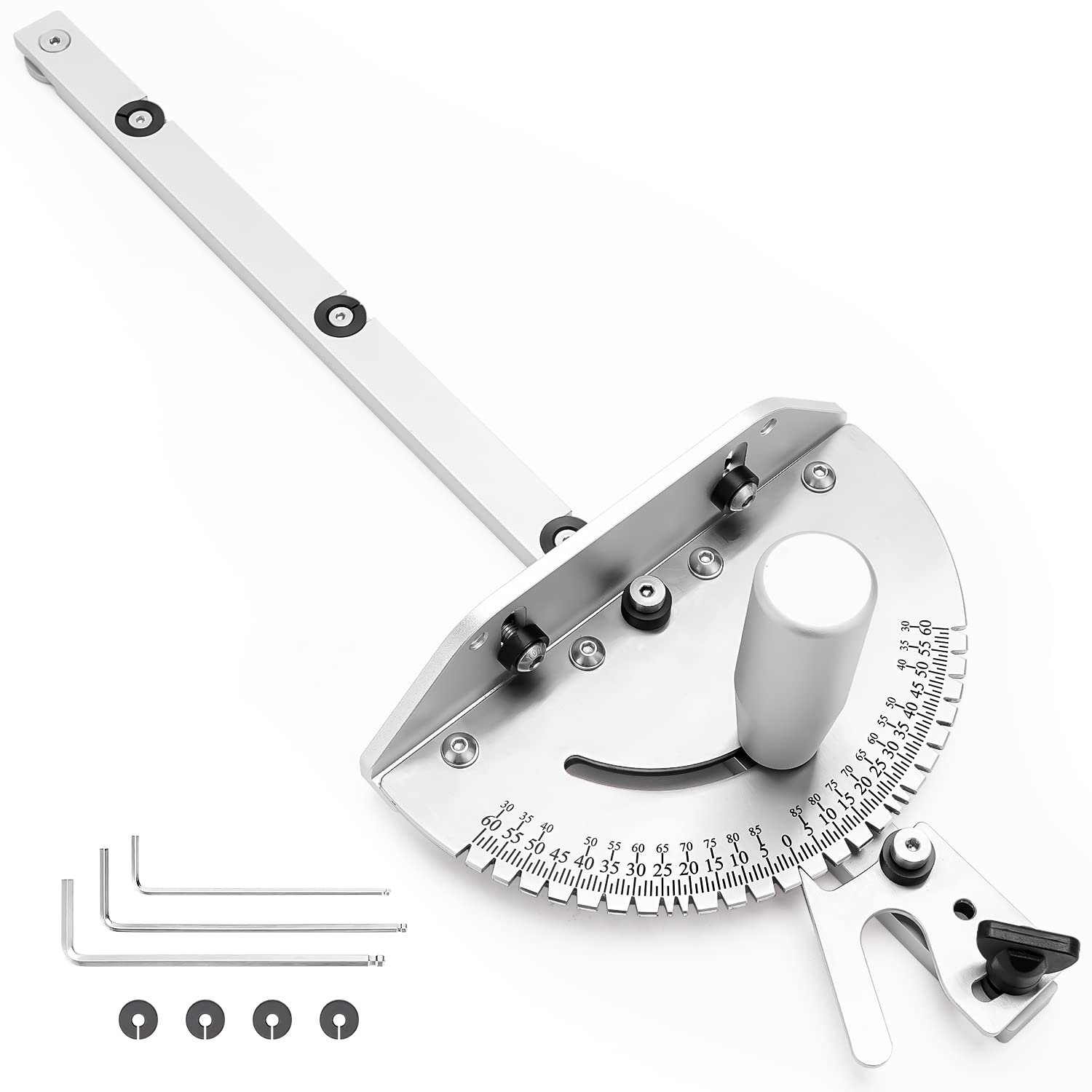 Buy Precision Miter Gauge, ANYLION Table Saw Miter Gauge With Laser