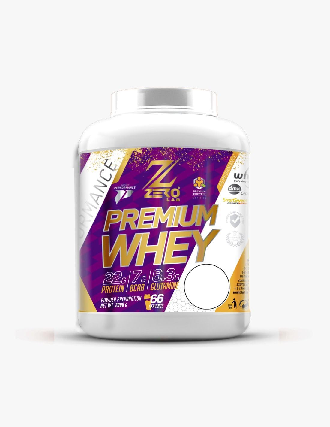 Zerolab Performance Premium Whey, Sabor Chocolate - Avellana, 2000 Gramos