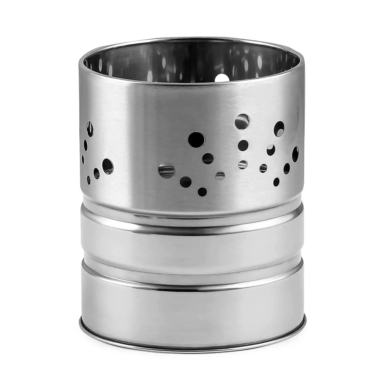 Stainless Steel Spoon Holder for Kitchen - Cutlery Stand Rack for Chammach and Spoons, 10X10X12 Cm