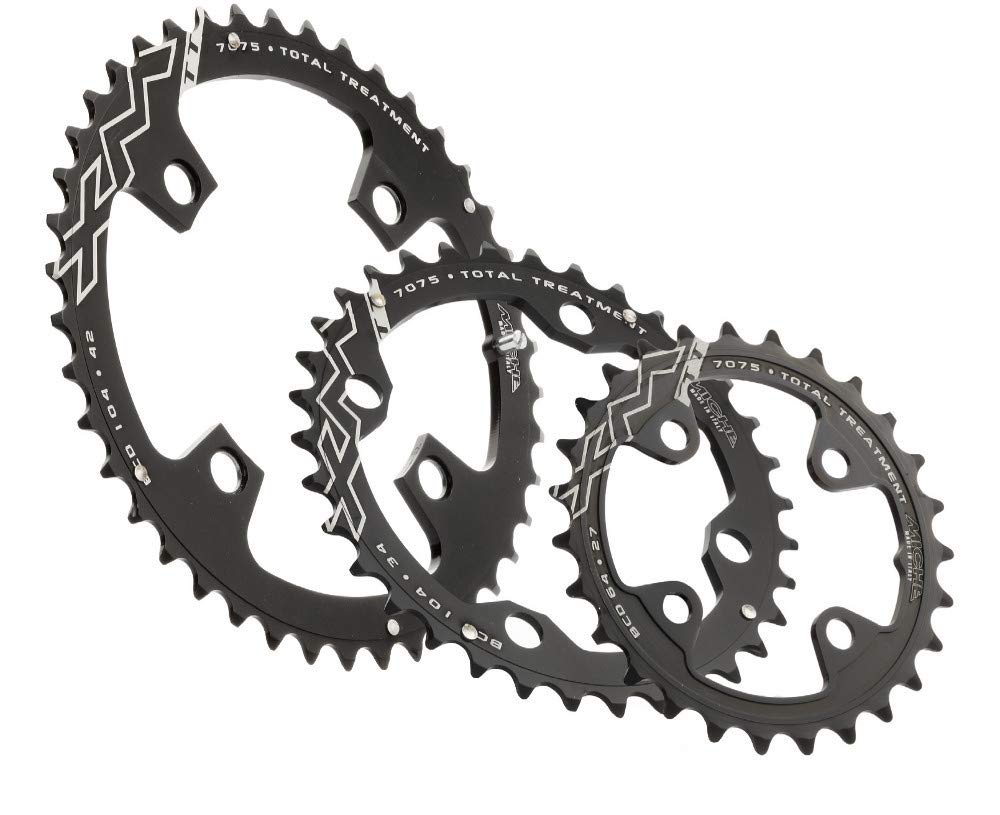 Plateau VTT Miche XM TT 9V intermédiaire à denture indexée noir