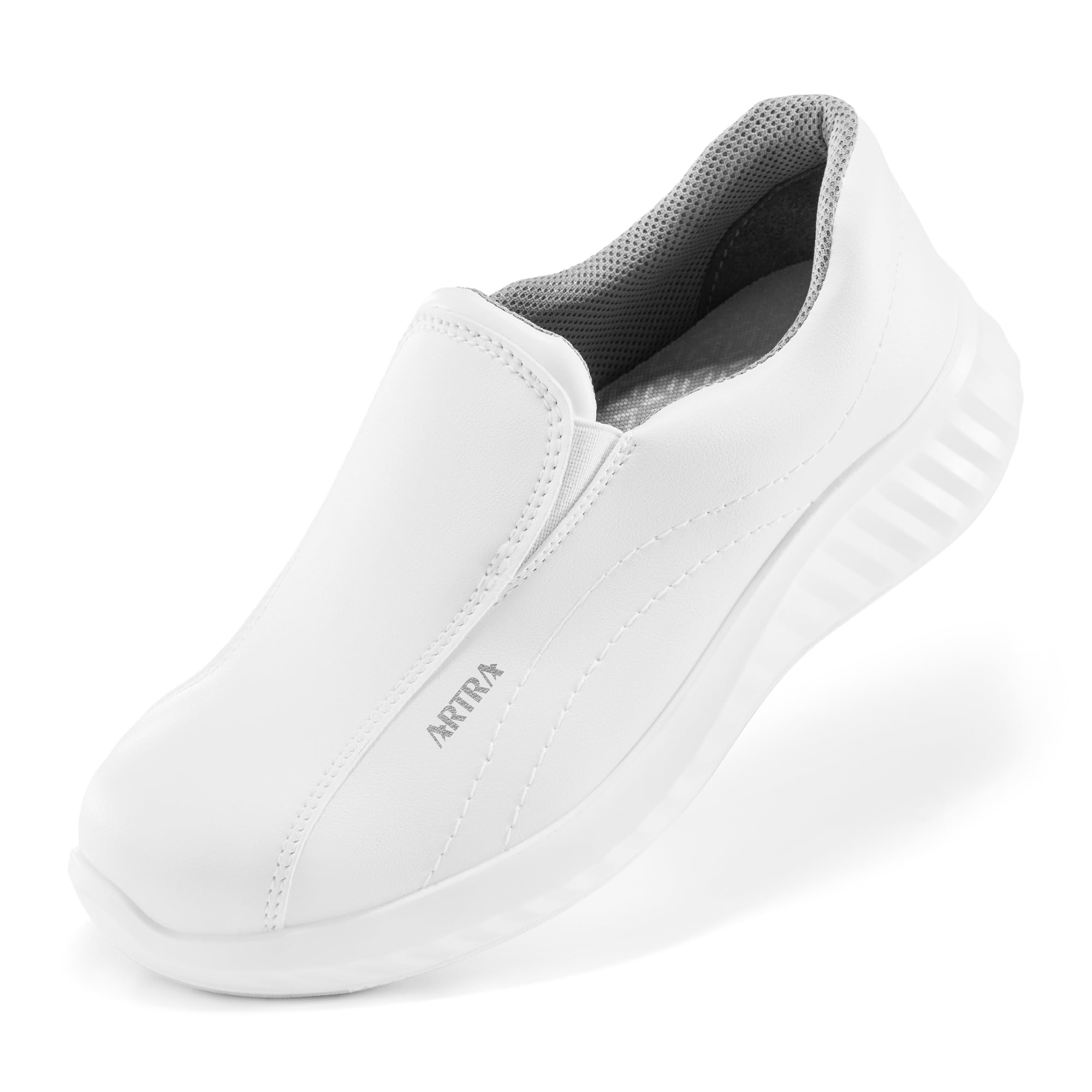 Artra Arica Chaussures de sécurité S2 SRC - Chaussures de Travail légères avec Embout en Acier antidérapant pour la Restauration, la médecine et Les Soins