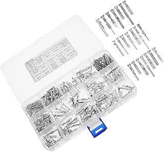 KICHOUSE 290個 ピン コネクタ キット 車用 電気 ワイヤー 端子 1-35Mm オス 自動車 配線 コネクタ 電気