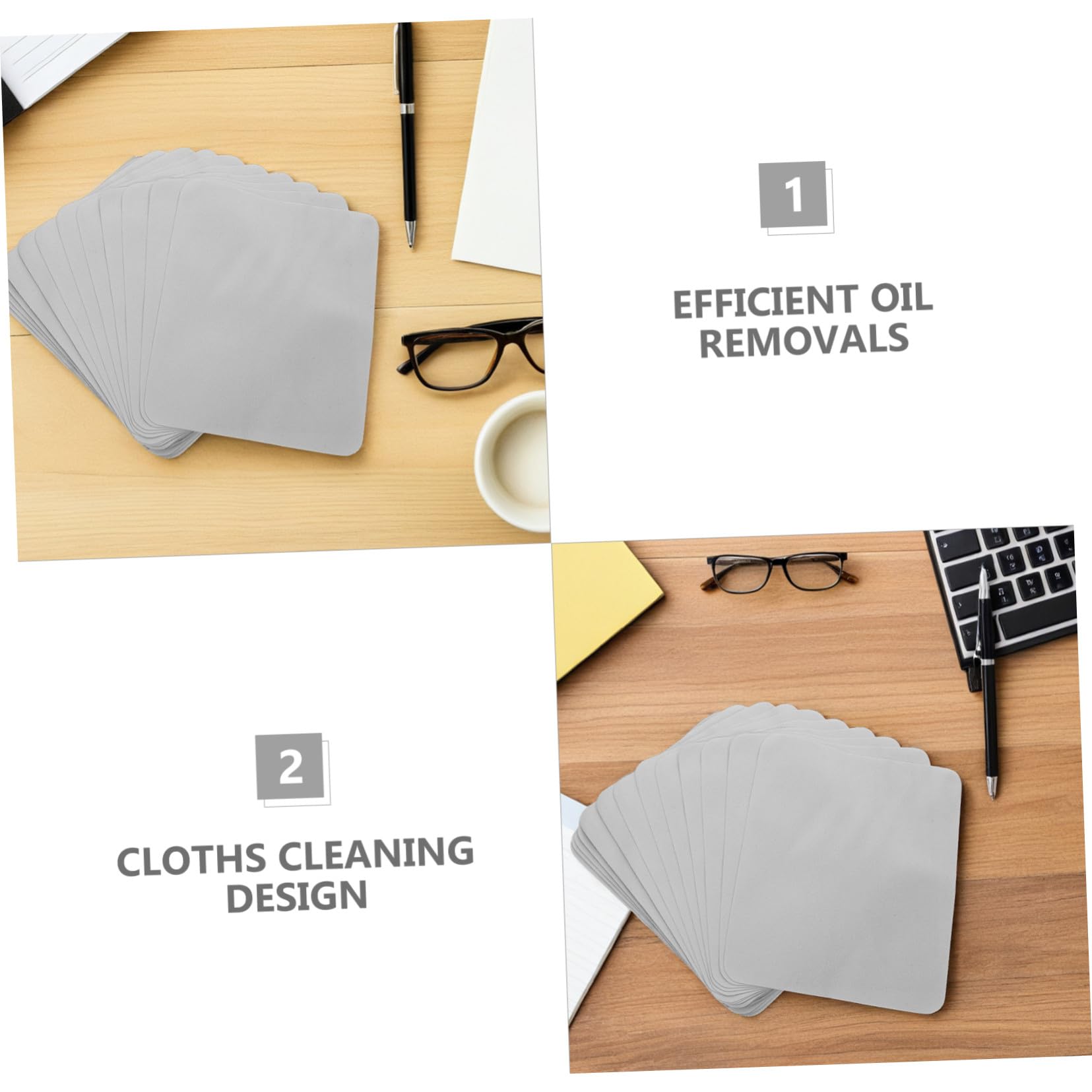 Abaodam 100pièces Chiffons Microfibre pour Lunettes Lingettes de Nettoyage pour Verres Chiffons pour Lentilles de Lunettes Lingettes pour Écrans Microfibre pour Verres pour Lentilles