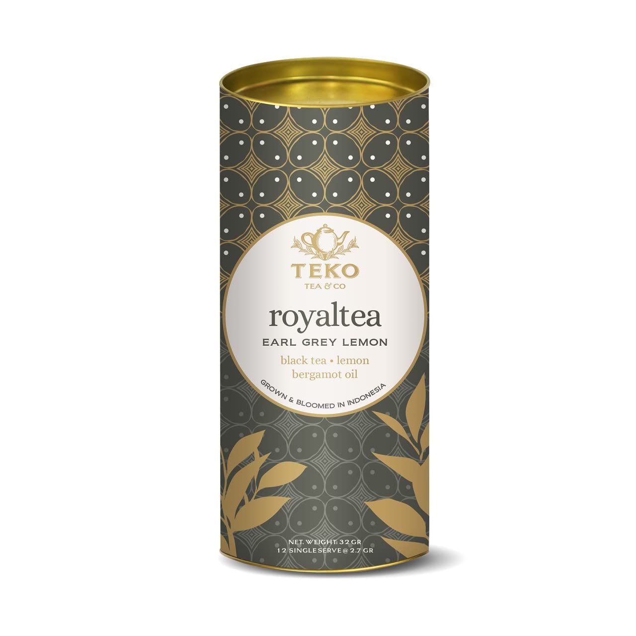 TEKO Royaltea Earl Grey Lemon 32g, 12 Teabags