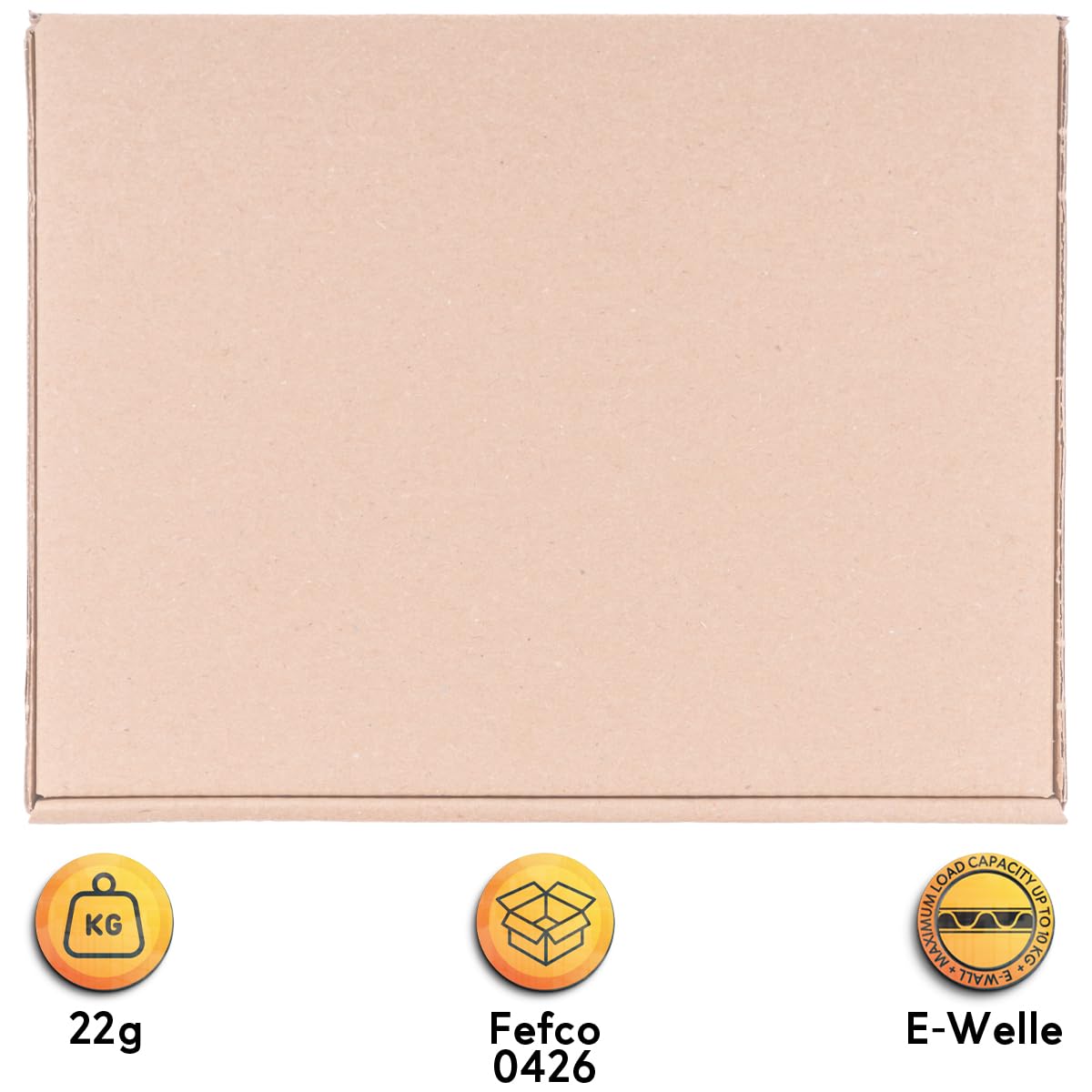 verpacking 50 Scatole fustellate marroni | 16,5 x 12,5 x 2 cm - GB 0 | formato A6 | scatole per spedizioni ultra piatte