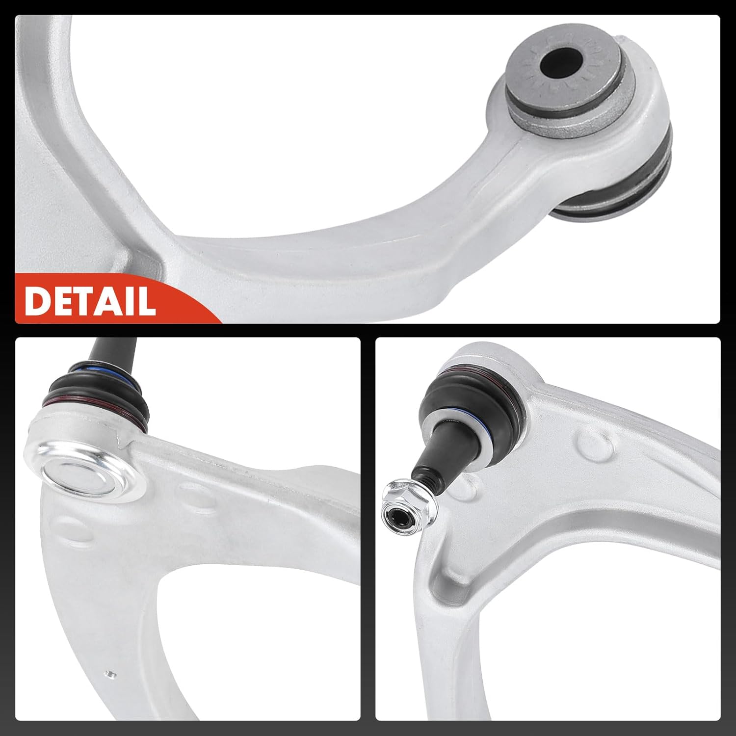 A-Premium Front Left Upper Control Arm, with Ball Joint & Bushing, Compatible with Chevy Cadillac GMC - 2014-2016 - Silverado 1500, Sierra 1500, Escalade (ESV), Yukon (XL), Tahoe, Suburban
