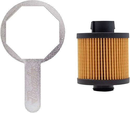 Miniatura 2 de Brock - Kit de filtro de aceite de repuesto con llave compatible con Gallardo Spyder Coupe Superleggera SE Base Nera 07L115561C 2004-2008