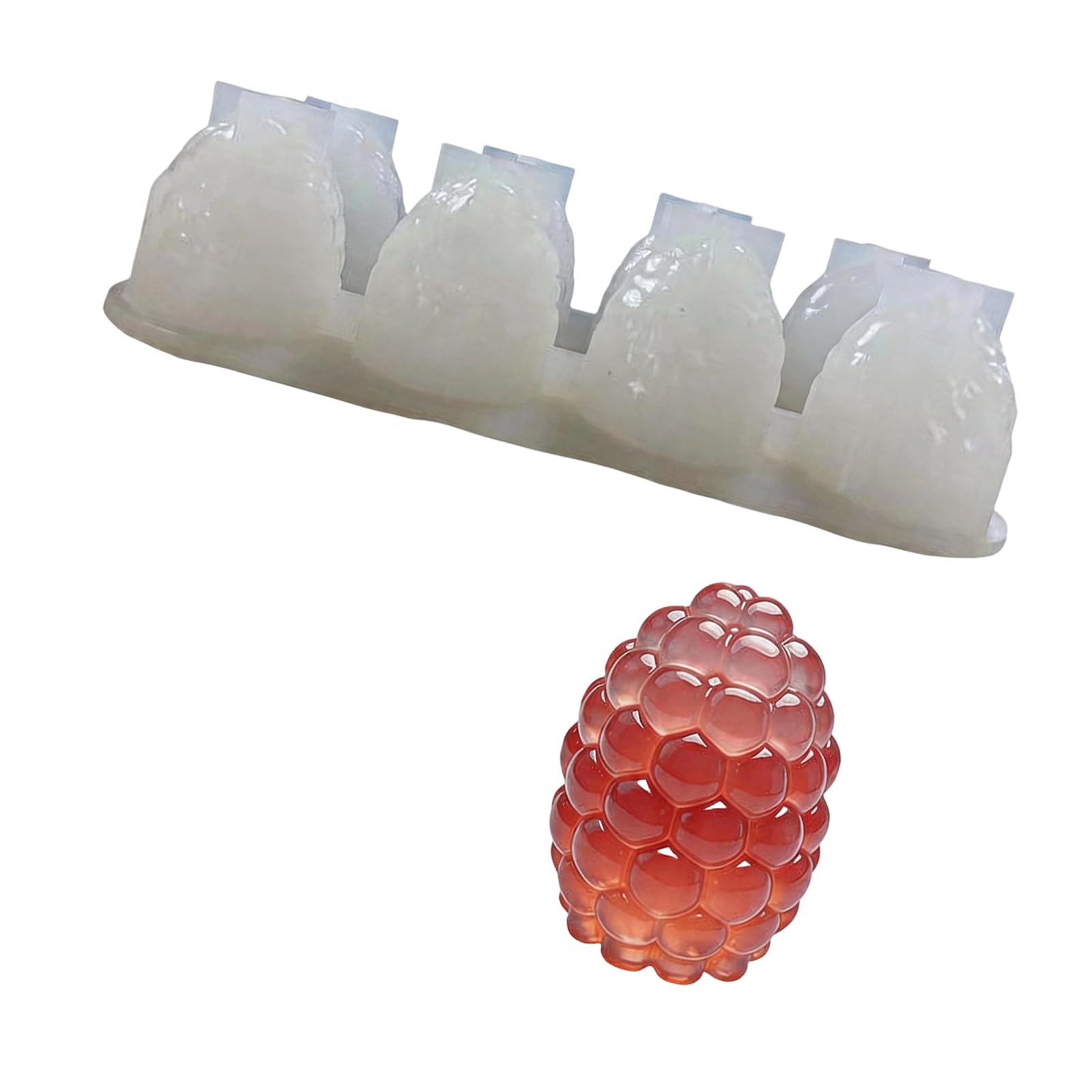 TQUXNGA Flexible 8 Compartment Silicone Cake Molds Baking for Dessert and Party Treat Kitchen Gadget Elastomer Baking Cast
