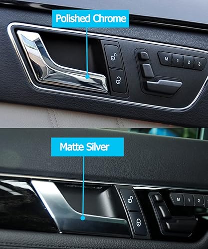 Miniatura 8 de Goodithy Kit de reparación de manija de puerta cromada interior interior izquierda para Mercedes Benz W204 X204 C GLK Clase C180 C200 C300 GLK250