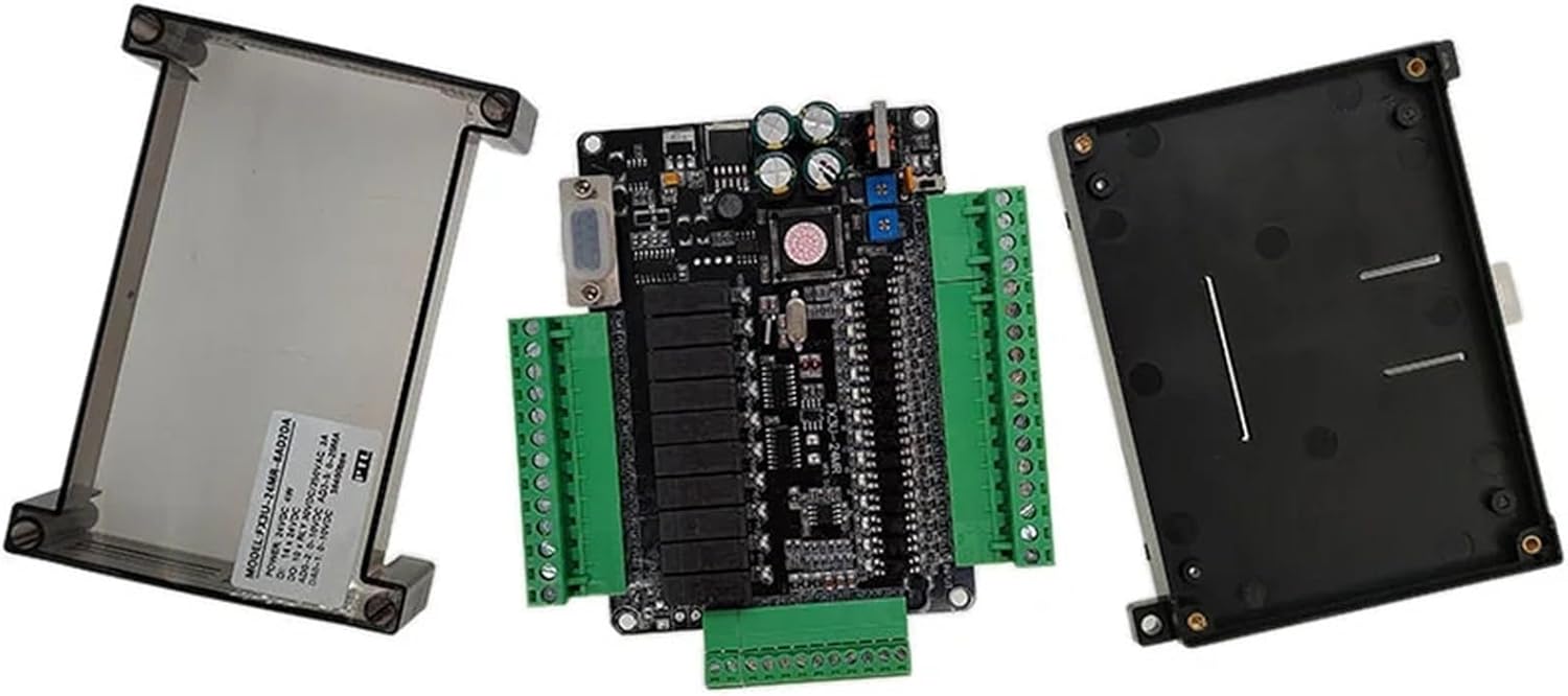 1pc FX3U-24MR 24MT 14 Input 10 Relay Output RS232 RS485 38400bps Programmable Logic Controller Eletronic Components(FX3U-24MR)