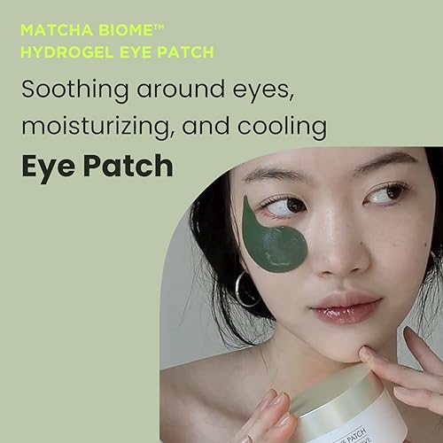 Miniatura 2 de HEIMISH  Matcha Biome Hydrogel Eye Patch (60 ea)  Parche para ojos hinchados y arrugas  Calmante, iluminador, ojos hinchados, antioxidante,