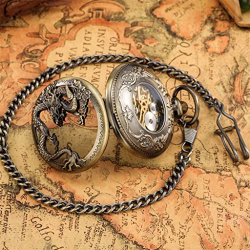 Reloj de bolsillo para amigo vintage como regalo de collar retro 7