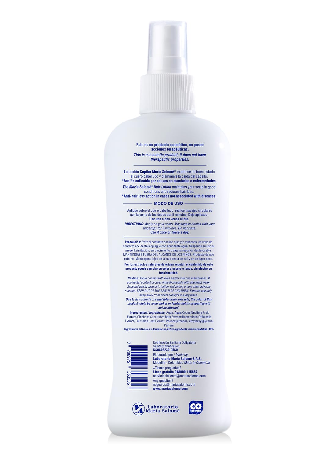 Maria Salome Capillary Tonic Lotion 320 G - Image 4
