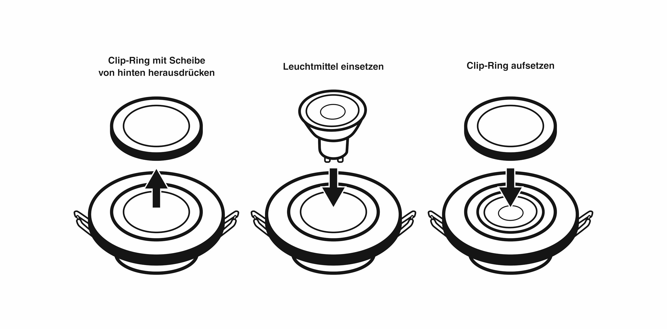 LED Einbauspots 12 V IP44 – 3er-Set in Chrom mit Trafo & AMP-Verteiler, je Spot mit 120 cm Zuleitung – 3 W Leistung, 250 lm Lichtstrom, 4000 K Neutralweiß – geeignet für Bad, Küche und Feuchträume