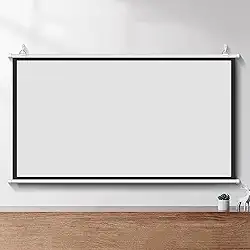 30 ", 40 ", 50 ", 60 ", 72" Tela De Projetor Portátil, 4: 3 16: 9 Hd Telas De Projetor Dobráveis Puxar Para Baixo, Tela Anti-rugas Dobrável Portátil Para Home Theater, 04:03:00, 40"