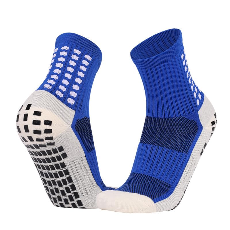 Men's Non-Skid Soccer Socks for Football Basketball Hockey Rugby Sports Anti-Slip Design