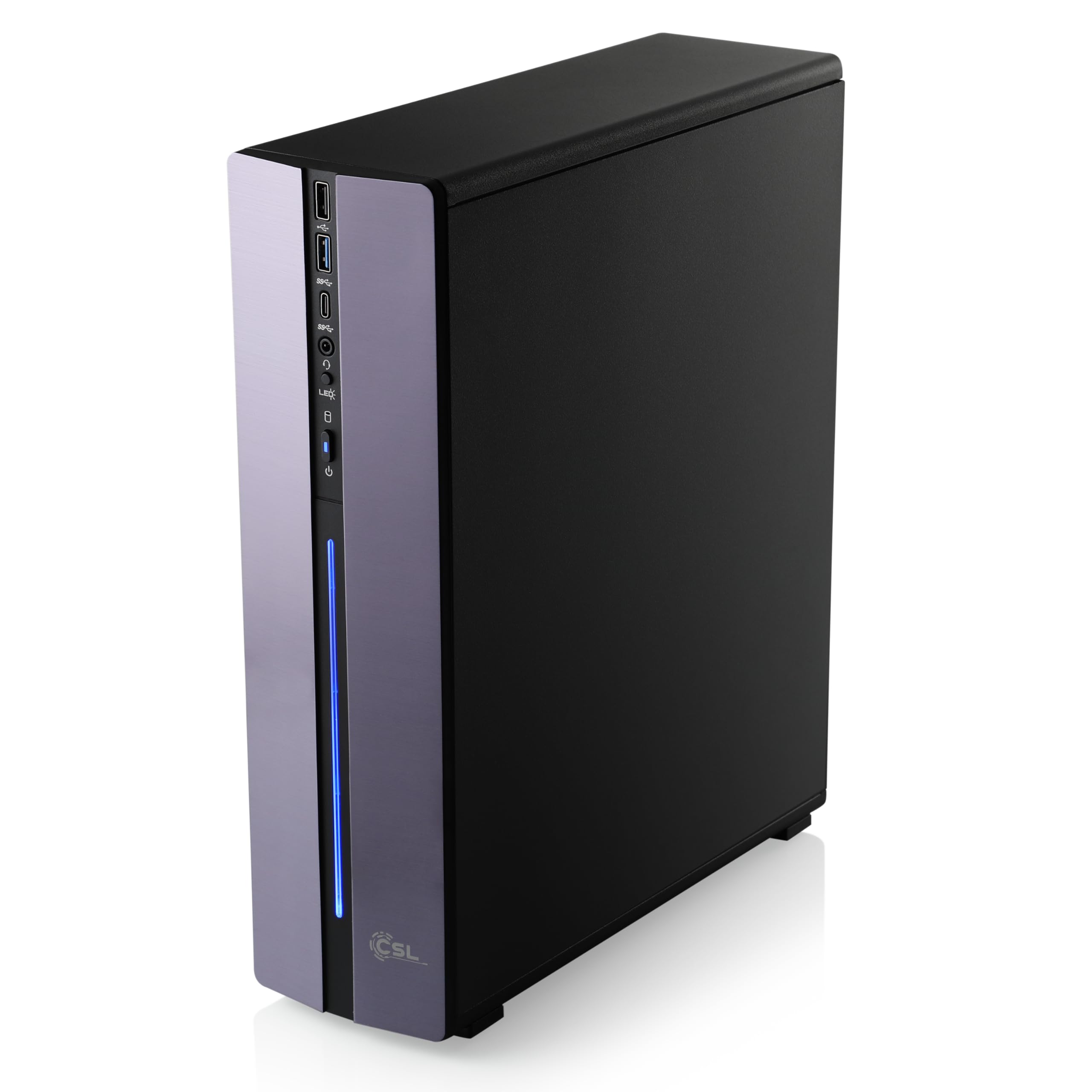 Gaming PC mit Windows 11 Home | AMD Ryzen 5 5655G 6x3.9GHz | AMD Radeon | 500GB M.2 NVMe | 16GB DDR4 RAM | WLAN | Entry Level Computer für Zocker, Gamer Desktop Rechner zum Spielen | A13010