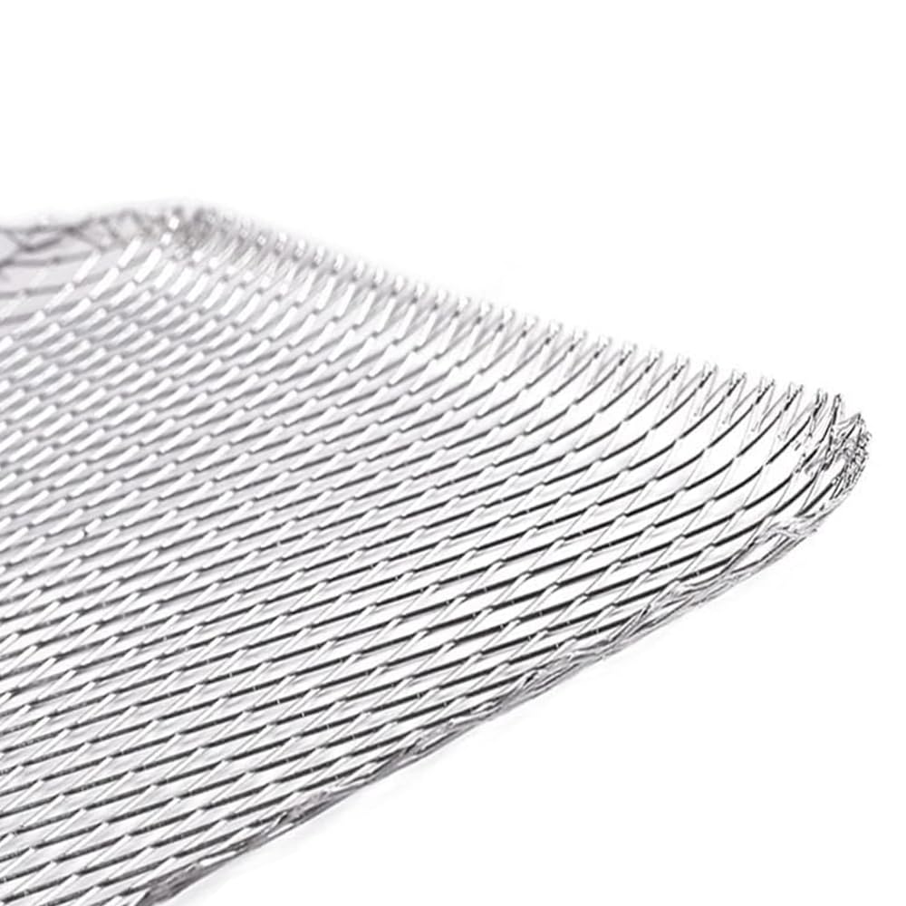 20 piezas de malla de parrilla de barbacoa de 38,8 x 30,5 cm, malla de parrilla de barbacoa, forro de malla duradera para barbacoa, alfombrillas de malla de aluminio para carbón, gas, parrilla