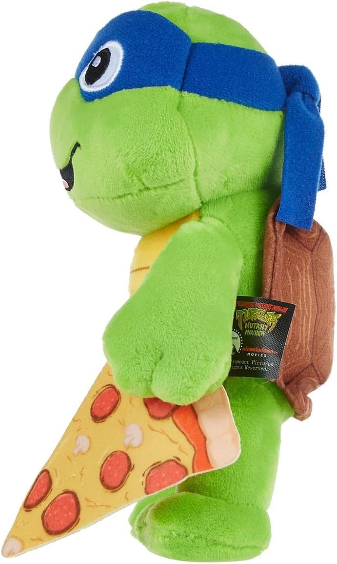 Mattel Tortue Ninja Teenage Mutant 20,3 cm – Tortue Tot Leonardo,Figurine en peluche à partir de 3 ans HVK27 — vue 2