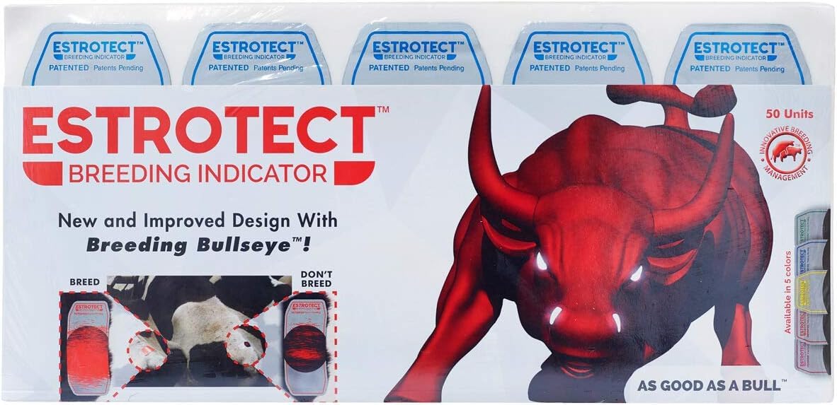 Estrotect Heat Detector Breeding Indicator - Blue, Packaging Options: 5-50 pk (15)