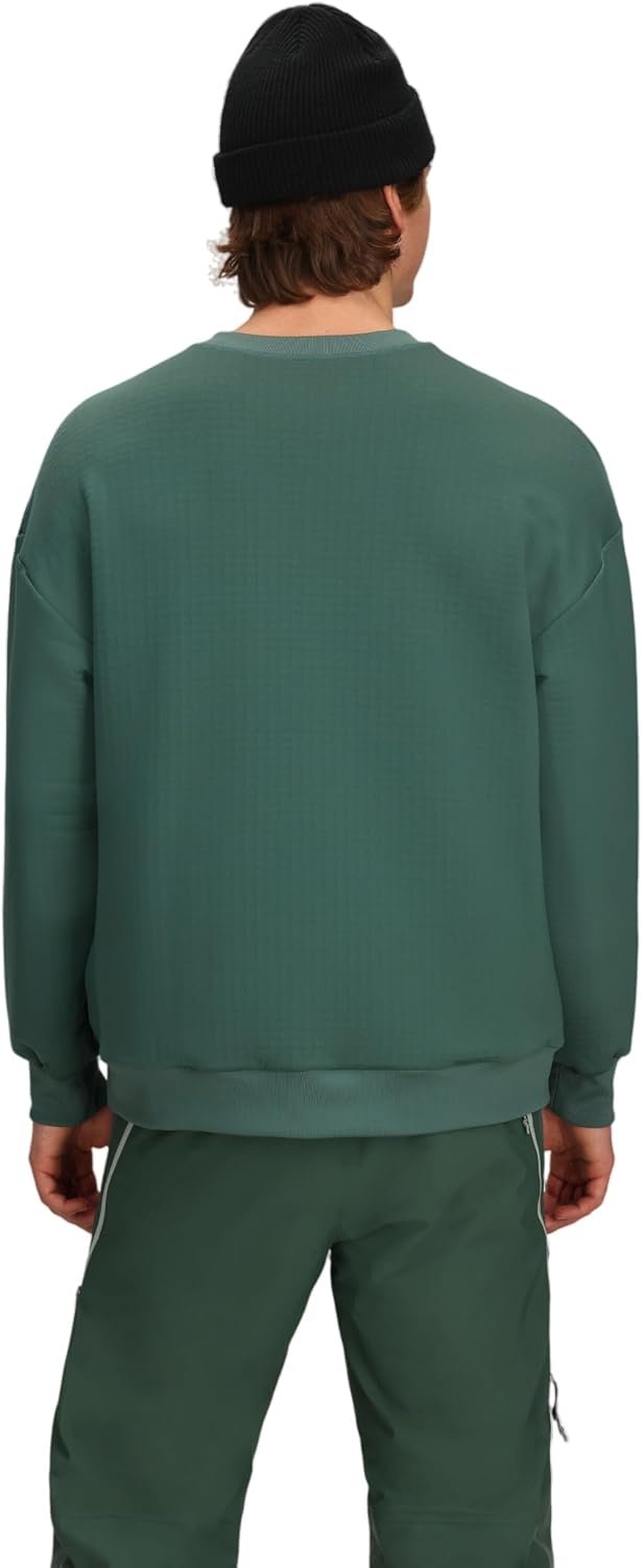 Obermeyer Mens Explorer Tech Crew, Stylish Warmth and Breathable Layer for Snow and Ski