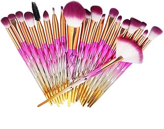 Juego de 20 brochas de maquillaje con mango e...