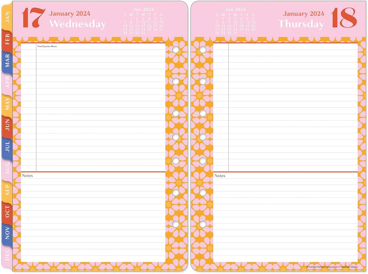 FranklinCovey ColorPop One Page Per Day RingBound