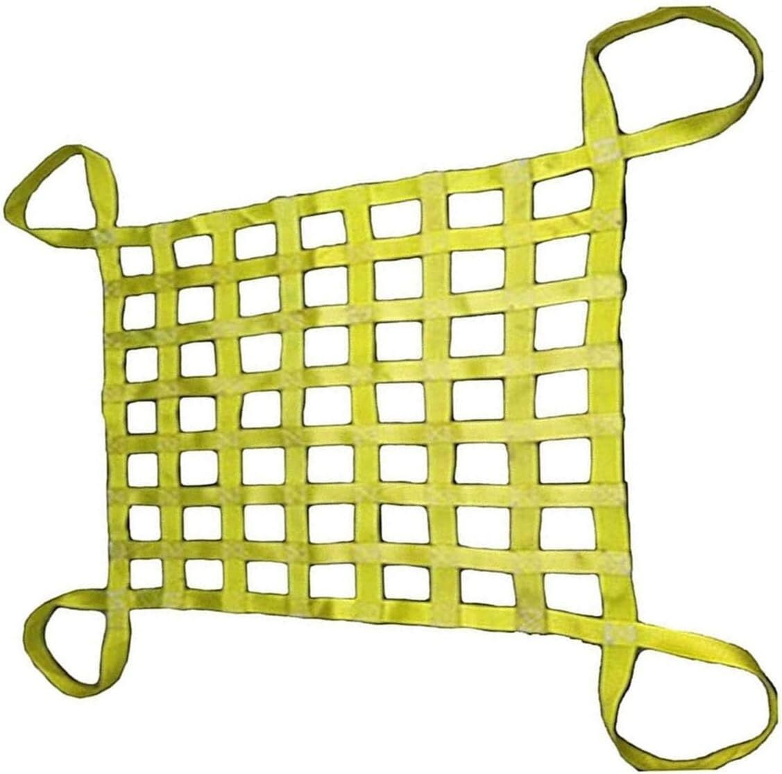 LXXW Cargo Lifting Nets Polyester Flat Cargo Sling Net, Lifting Net Heavy Duty, Safe Net, Protection Net, Hay Net, Hoist Pallet Cargo Net Lifting for Loading and Unloading Cargo (Size : 3 X 3M/Mesh 2