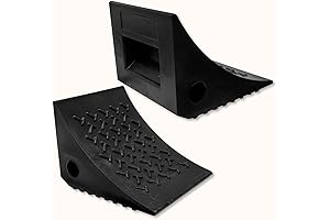 SECURITYMAN Heavy Duty Wheel Chocks (2 Pack)