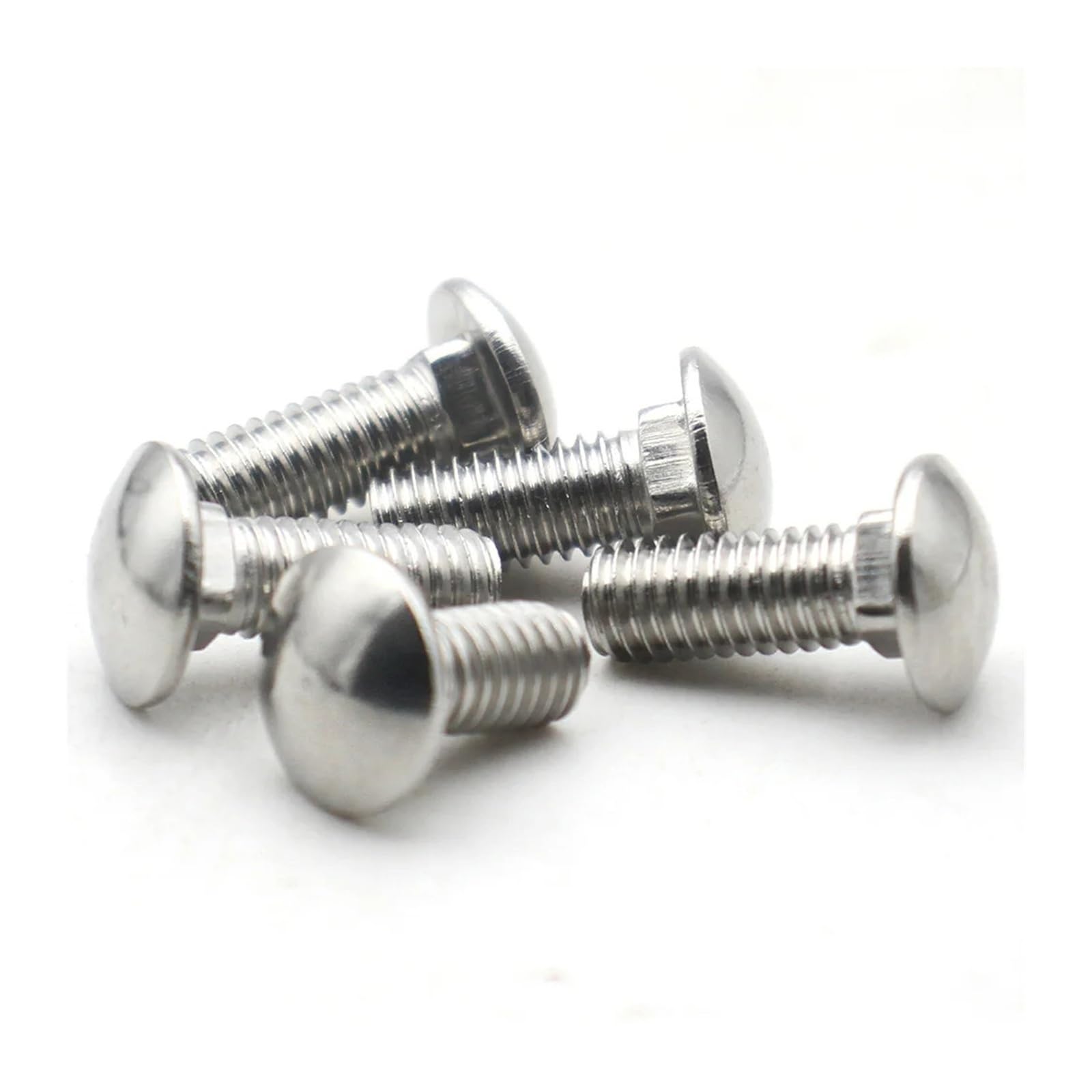 M3 M4 M5 M6 M8 M10 M12 Bulloni a testa tonda in acciaio inossidabile 304 Viti a collo quadrato a testa tonda Bulloni for macchina for mensola Fissaggio in metallo for legno(90mm,M8 (10pcs))
