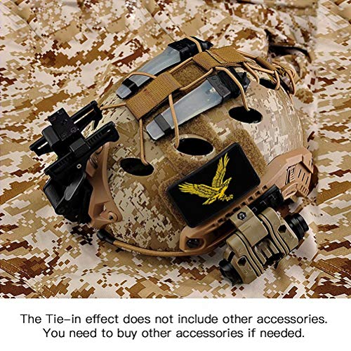 Tongcamo Fast PJ Paintball Airsoft Helmet for Training, Rescue, Climbing, Riding, Jumping, Military - Thumbnail 6