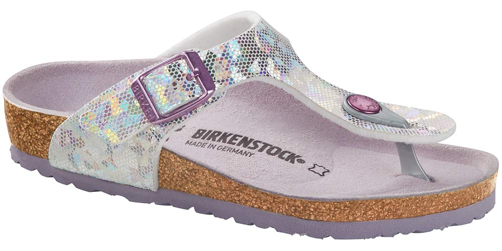 Birkenstock Rio Sandals Girls White/Patent Sandals Shoes — view 102