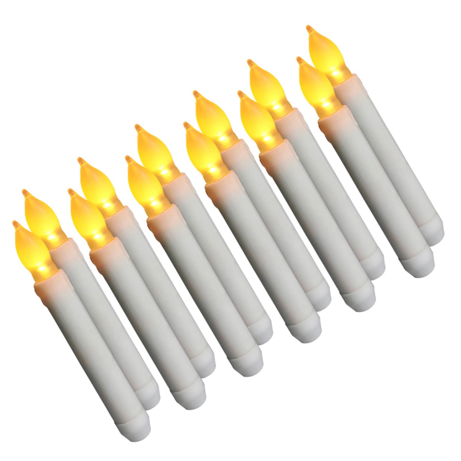 Bougies LED pour événements et décoration romantique de table de mariage - 12 pièces