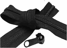 Amazon.com: YKK® #10 Nylon Coil Chain Zipper Extra Heavy