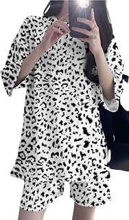 [1/2style] レディース パンツ ルームウェア 上下 セット 半袖 Tシャツ ショート 2点 パジャマ 部屋着 ゆったり 体型 カバー 春 夏